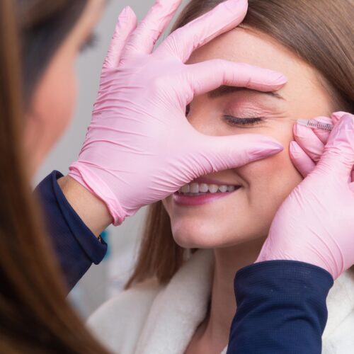 Botoxz Faltenbehandlung im Gesicht in unserer Ästhetikpraxis